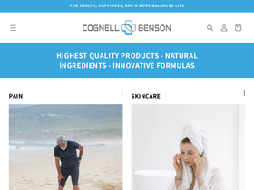 cognellbenson.com homepage screenshot