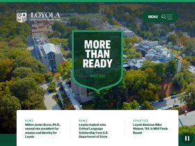 'loyola.edu' screenshot