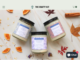 thecraftykit.com homepage screenshot