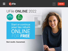 'ufile.ca' screenshot