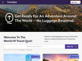 'travelquiz.com' screenshot