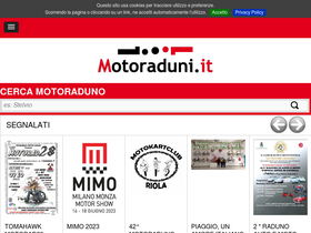 'motoraduni.it' screenshot