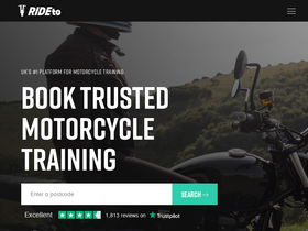 'rideto.com' screenshot