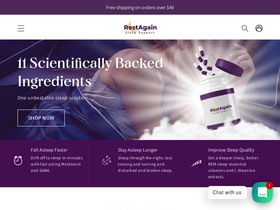 Restagain homepage screenshot