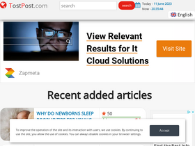 'tostpost.com' screenshot