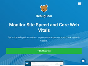 'debugbear.com' screenshot