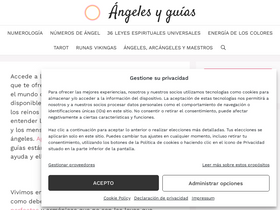 'angelesyguias.net' screenshot