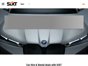 'sixt.nz' screenshot