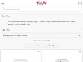 'bojleri-srbija.rs' screenshot