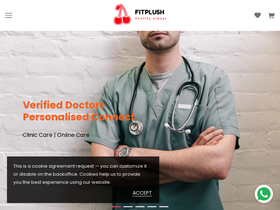 fitplush.com homepage screenshot