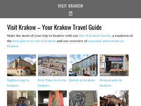 'visitkrakow.com' screenshot