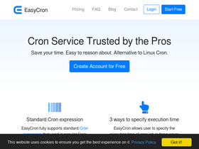 'easycron.com' screenshot