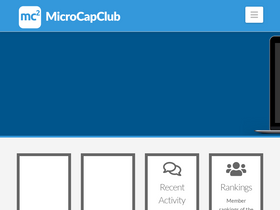 'microcapclub.com' screenshot