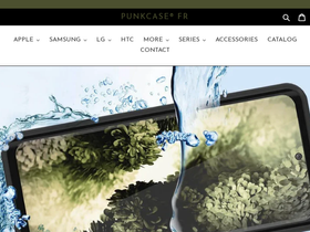 PunkCase homepage screenshot