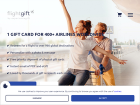 'flightgift.com' screenshot