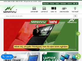 'minhvu.vn' screenshot