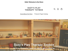 suzysellssandtrayminiatures.com homepage screenshot