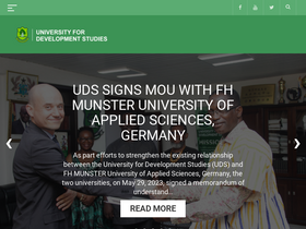 'uds.edu.gh' screenshot