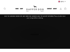 Dapperdog homepage screenshot