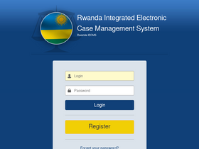 'iecms.gov.rw' screenshot