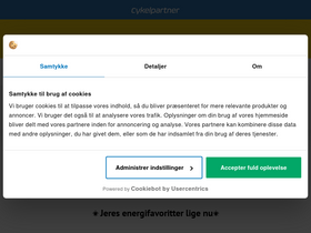'cykelpartner.dk' screenshot