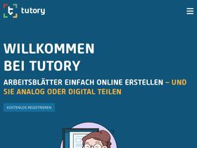 'tutory.de' screenshot