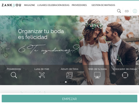 'zankyou.com.co' screenshot