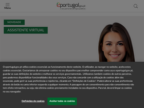 'eportugal.gov.pt' screenshot