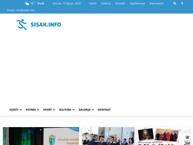 'sisak.info' screenshot
