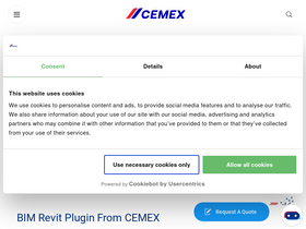 'cemex.co.uk' screenshot