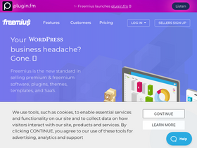 'freemius.com' screenshot