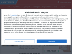 'marathon.se' screenshot
