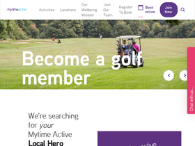 'mytimeactive.co.uk' screenshot