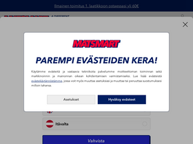 'matsmart.fi' screenshot