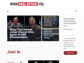 'risemalaysia.com.my' screenshot