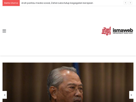 'ismaweb.net' screenshot