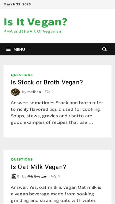isitvegan.com