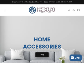 nexusagora.shop homepage screenshot
