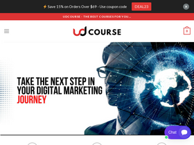 'udcourse.com' screenshot