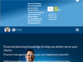 'kitces.com' screenshot