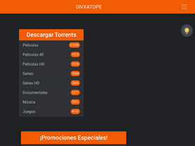 'divxatope.net' screenshot