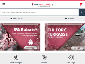 'maxmaling.no' screenshot