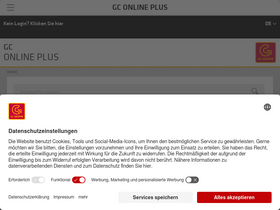 'gconlineplus.de' screenshot