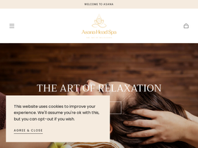 asanaheadspa.com homepage screenshot