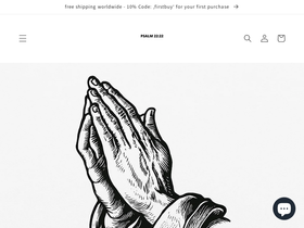 psalm2222.com homepage screenshot