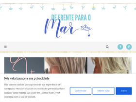 'defrenteparaomar.com' screenshot