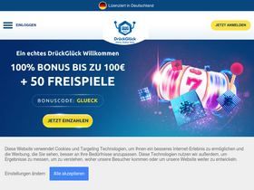 'xn--drckglck-75ae.de' screenshot