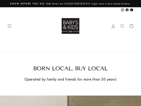 babys1st.com homepage screenshot