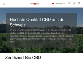Formula Swiss homepage screenshot