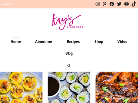 'kayscleaneats.com' screenshot